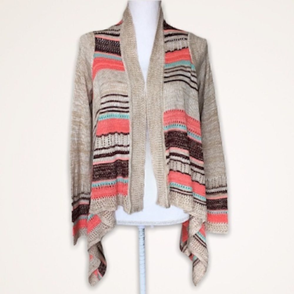 Bonfire Open Knitted Cardigan- Buttons